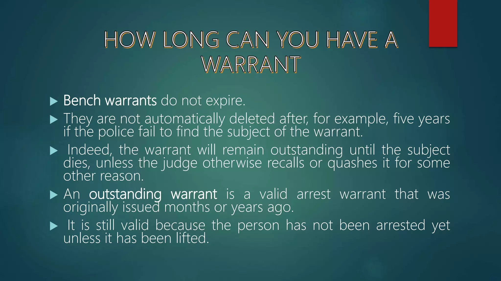 Arrest | PPTX