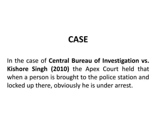 Arrest and questioning of accused in India, U.K. and U.S.A. | Comparitive Criminal Procedure