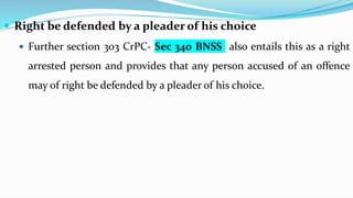 Arrest of Persons under crpc and now BNSS | PDF