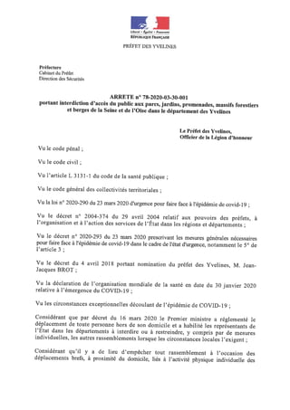 Arrete interdisant-lacces-du-public-aux-parcs-30-mars-2020-signe