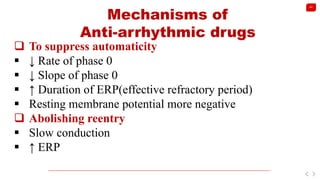 Management of cardiac arrhythmias | PPTX