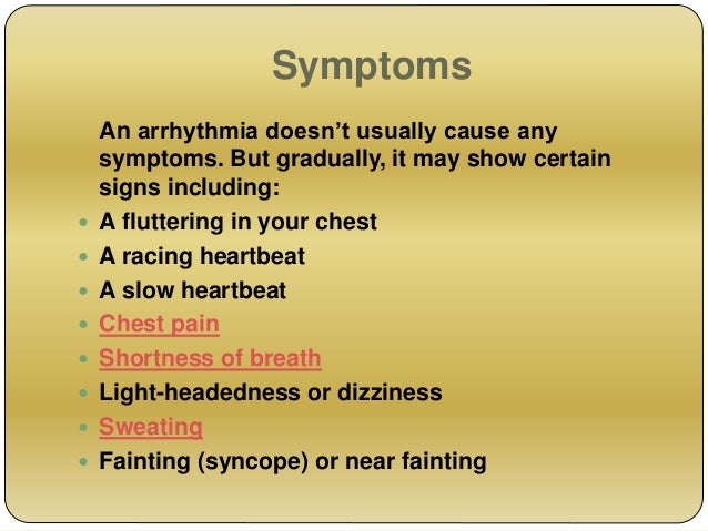 irregular heartbeat symptoms