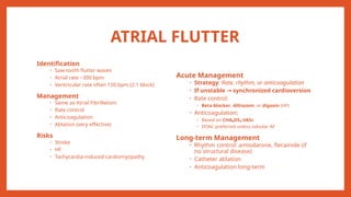 General Cardiac Arrhythmia and their Management | PPTX