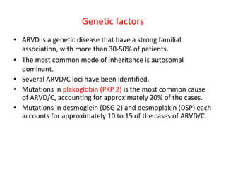 Arrhythmogenic right ventricular 2003 | PPT
