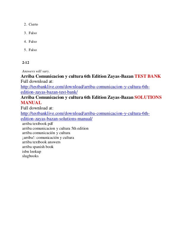 arriba comunicacion y cultura 6th edition pdf download