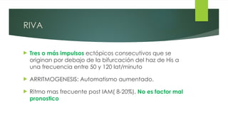Ritmo Riva Arritmias ventriculares nfinrofieoirfnrinfoirnofinroi | PPTX