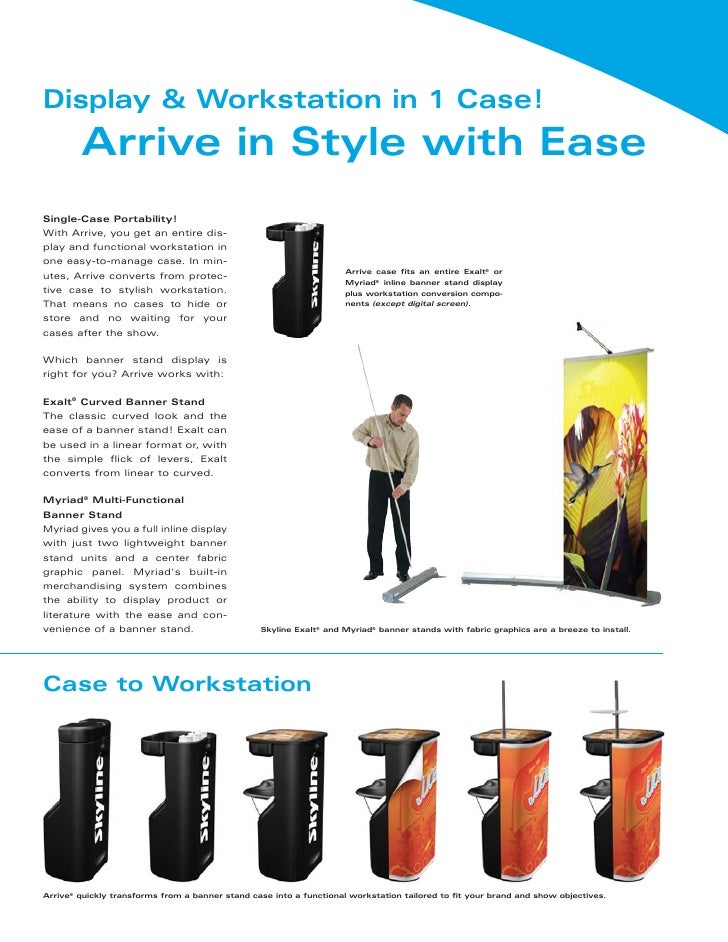 St Louis Skyline Displays Arrive Shipping Case Workstation