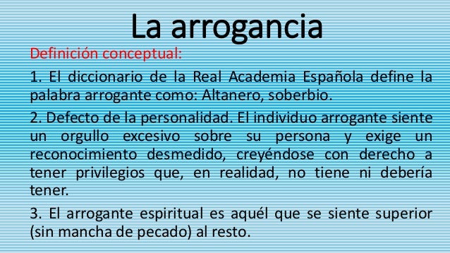 Arrogancia o humildad Indkørsel inspiration