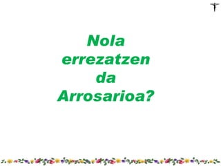 Nola
errezatzen
    da
Arrosarioa?
 