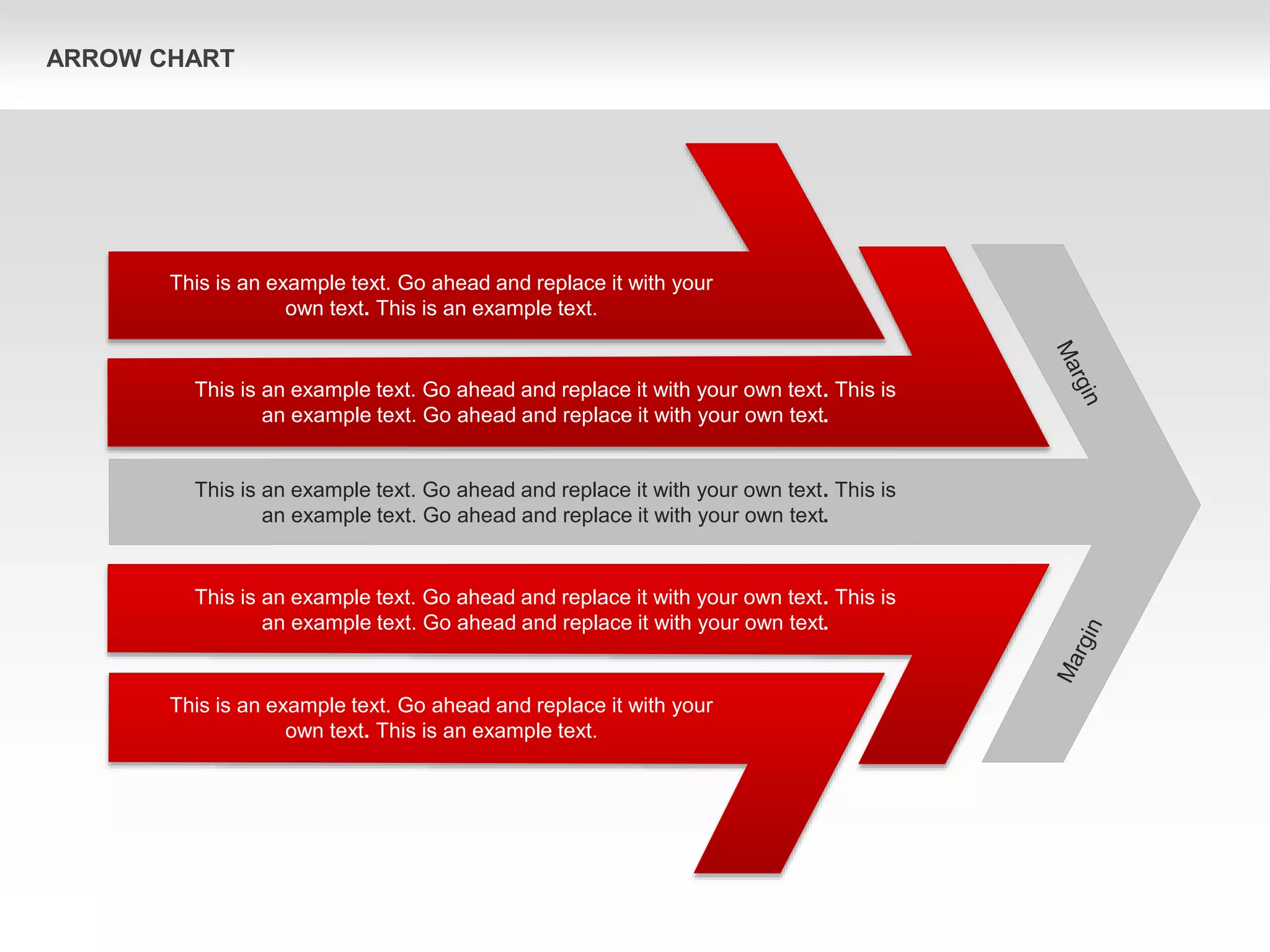 Arrows Chevron Charts (for PowerPoint and Google Slides) | PPTX