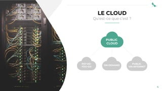 4
LE CLOUD
Qu’est-ce que c’est ?
 