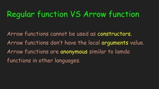 Javascript Arrow function | PDF
