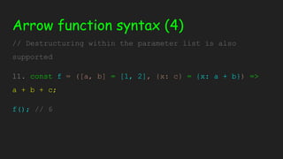 Javascript Arrow function | PPT