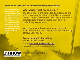 Indumati Loganathan
Training Consultant
With over 14 years of
specialist training
experience in f&b within
India and overseas, Indu
brings a rich repertoire of
manpower capital harness
 