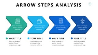 15
ARROW STEPS ANALYSIS
Green marketing is a
practice whereby
companies.
Green marketing is a
practice whereby
companies.
Green marketing is a
practice whereby
companies.
Green marketing is a
practice whereby
companies.
YOUR TITLE
Green marketing is a
practice whereby
companies seek to go
YOUR TITLE
Green marketing is a
practice whereby
companies seek to go
YOUR TITLE
Green marketing is a
practice whereby
companies seek to go
YOUR TITLE
Green marketing is a
practice whereby
companies seek to go
 
