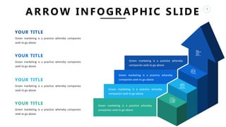 4
ARROW INFOGRAPHIC SLIDE
Green marketing is a practice whereby
companies seek to go above
Green marketing is a practice whereby
companies seek to go above
Green marketing is a practice whereby
companies seek to go above
Green marketing is a practice whereby
companies seek to go above
YOUR TITLE
Green marketing is a practice whereby companies
seek to go above
YOUR TITLE
Green marketing is a practice whereby companies
seek to go above
YOUR TITLE
Green marketing is a practice whereby companies
seek to go above
YOUR TITLE
Green marketing is a practice whereby companies
seek to go above
 