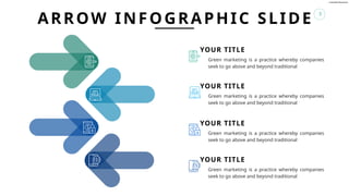 Powerpoint Bio Arrow Arrow Powerpoint Template to show inforgraphics | PPTX