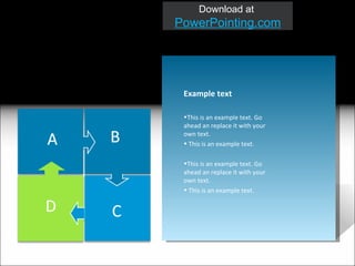 Your own sub headline Arrow shaped puzzle Example text This is an example text. Go ahead an replace it with your own text. This is an example text. This is an example text. Go ahead an replace it with your own text. This is an example text. 