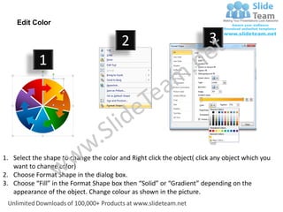 Arrow symbol circle chart 7 stages powerpoint templates 0712 | PDF
