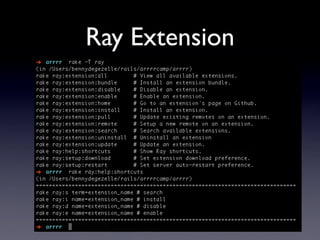 Ray Extension
 