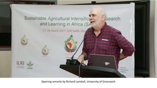 SAIRLA-Ethiopia National Learning Alliance Launch and Outcome Mapping Workshop: Photo report, Addis Ababa, 27-28 March 2017