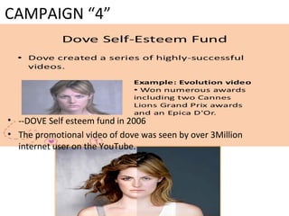 NOW MEN+CARE
• NOW DOVE EXTEND THEIR NICHE TARGET MARKET
IN ALL OVER THE WORLD
• DOVE INTRODUCE LINE EXTENSION & BRAND
EXT...