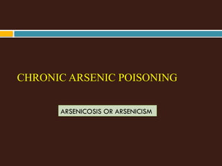 Comprehensive Overview of Arsenic Poisoning and Autopsy Procedures | PPTX