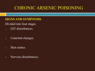 Comprehensive Overview of Arsenic Poisoning and Autopsy Procedures | PPTX