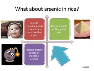 Arsenic and food | PPTX