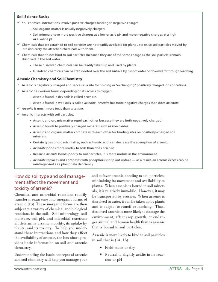 Arsenic in Poultry Litter Organic Regulations