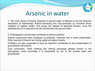 Arsenic removal | PPT