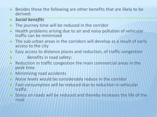 A Study on Environmental Impact of Hyderabad Metro Rail | PPTX