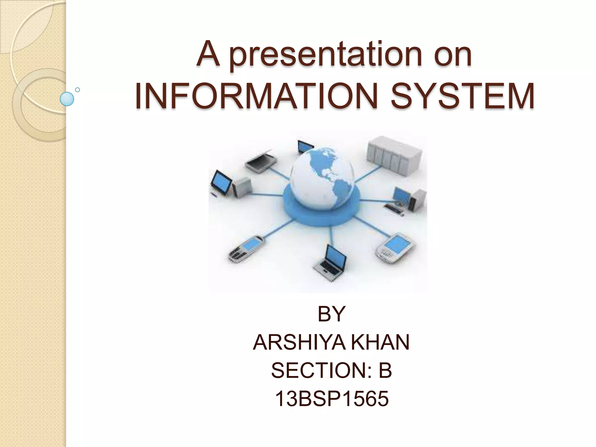 information system introduction | PPT