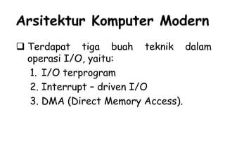 Arsitektur komputer | PPTX