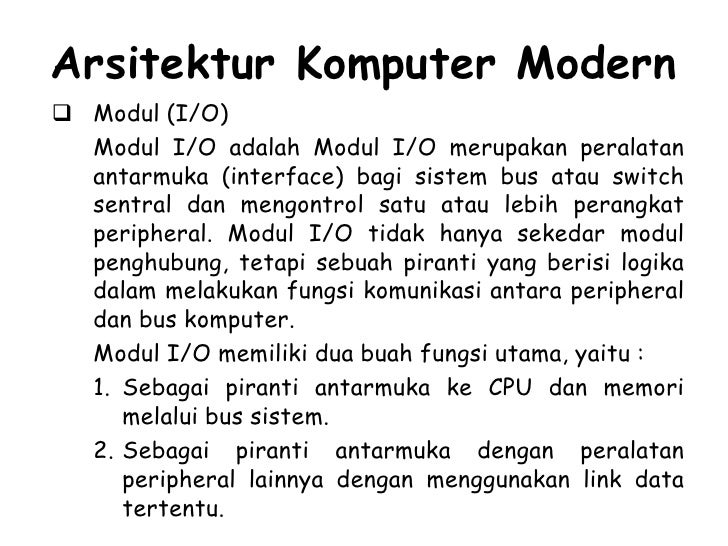 Arsitektur Komputer Arsitektur Komputer