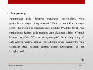 Modulas Sign Arsitektur komputer pertemuan 6 | PDF
