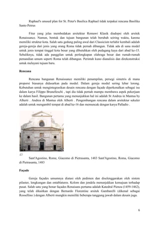 Gereja Renaissance Arsitektur renaissance | DOCX