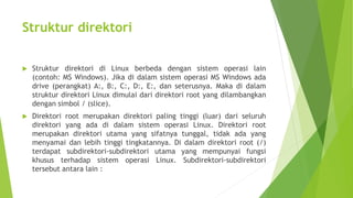 Arsitektur sistem operasi linux. | PPTX