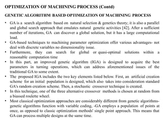 Performance Optimization Of Machining Process On Optimal Cutting ...