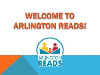 Arlington Reads-New Volunteer Orientation