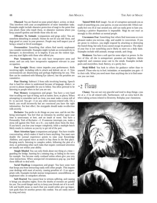 Morose Example Ars magica 4th_edition | PDF