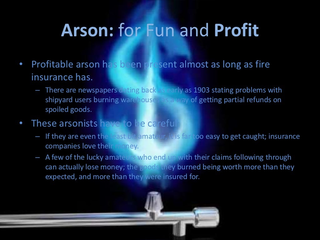 Arson v Pyromania
