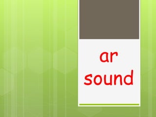ar
sound
 