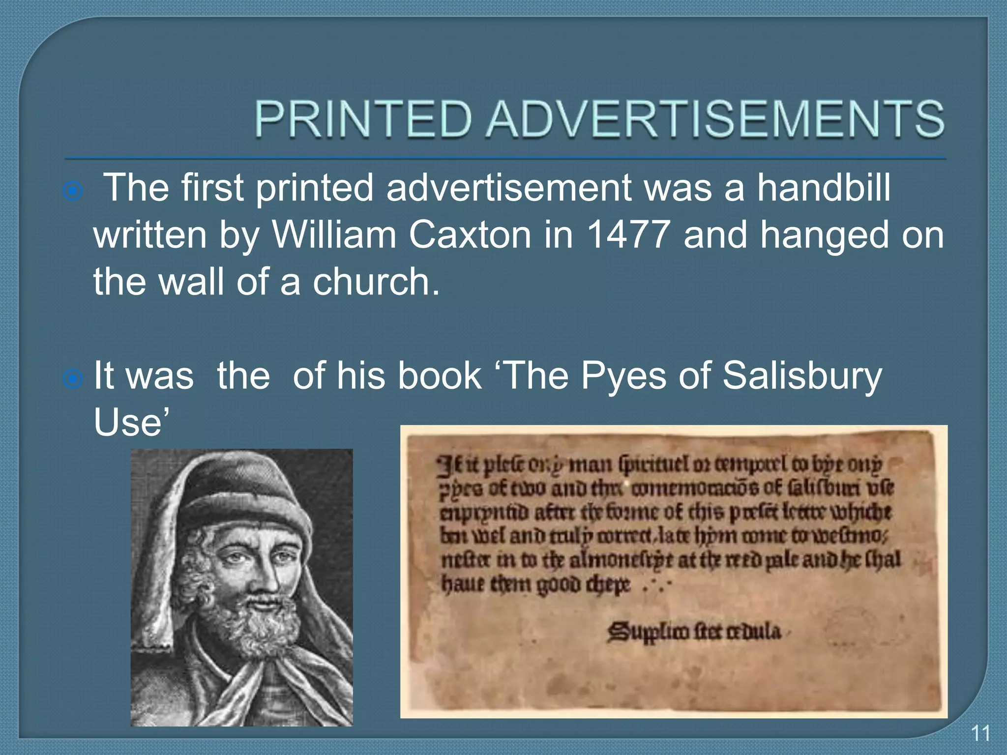 history of advertising | PPTX