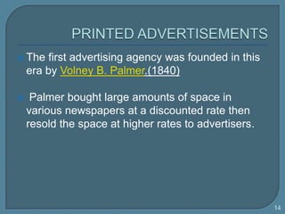 history of advertising Slide 14