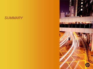 SUMMARY




 ©2011 Hewlett-Packard Development Company, L.P.
 The information contained herein is subject to change without notice
 