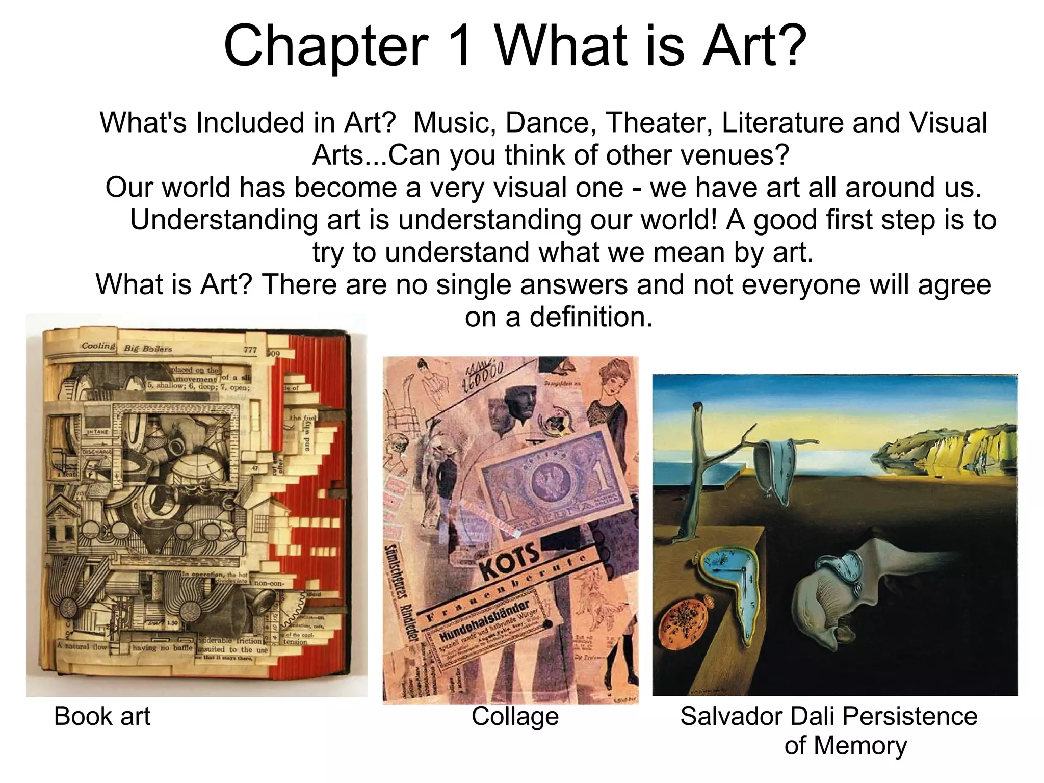 KCC Art 141 Chapter 1 What Is Art | PPT