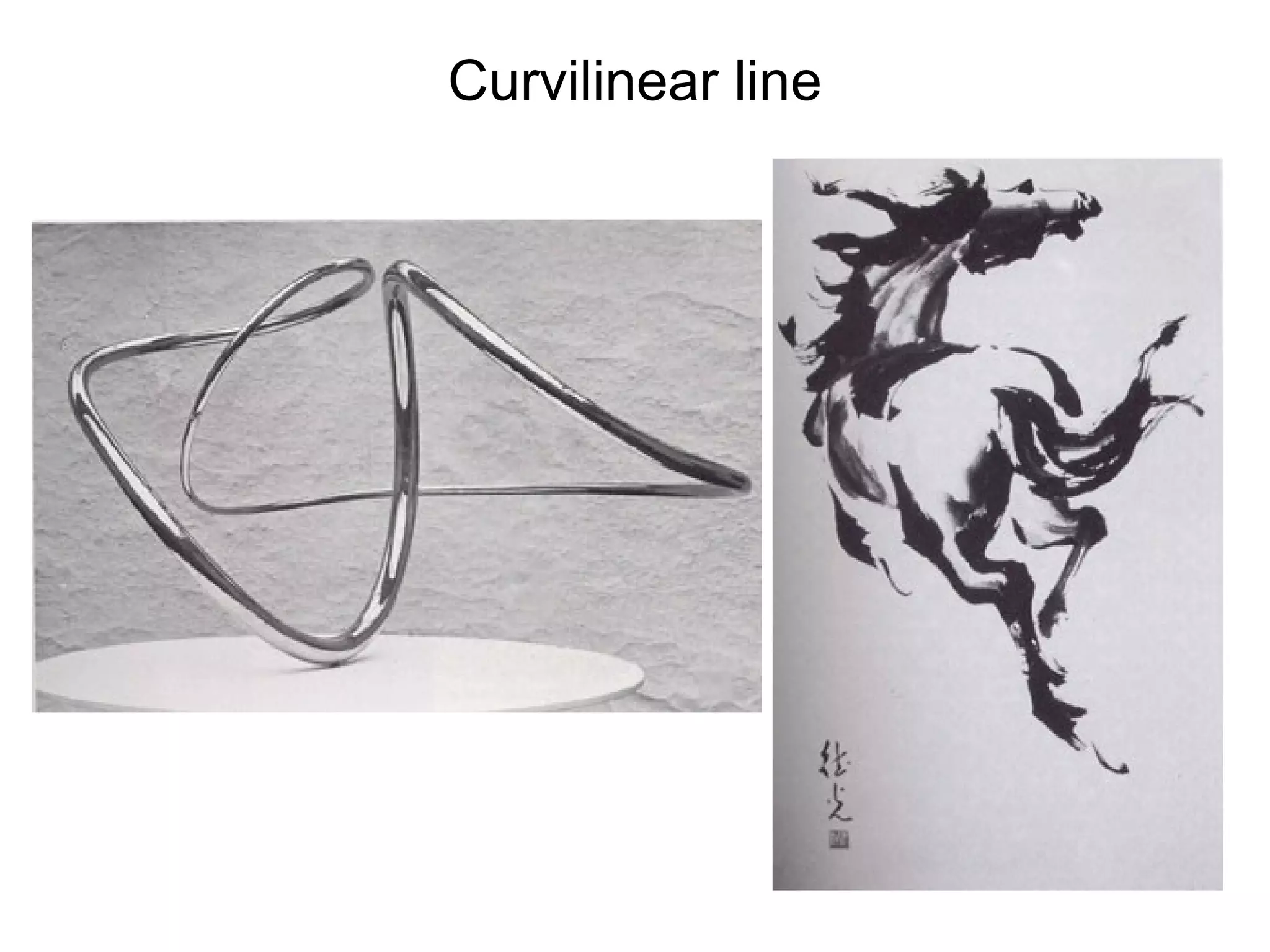 Curvilinear line 