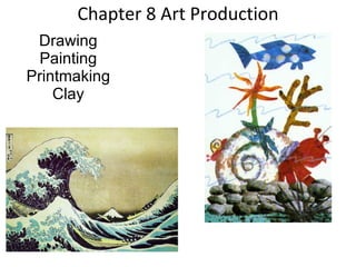 Chapter 8 Art Production Drawing Painting Printmaking Clay 