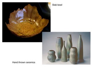 Slab bowl Hand thrown ceramics 